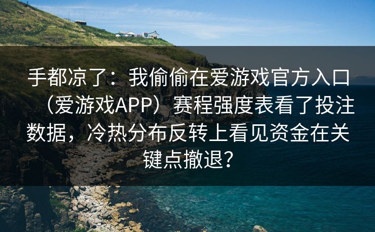 手都凉了：我偷偷在爱游戏官方入口（爱游戏APP）赛程强度表看了投注数据，冷热分布反转上看见资金在关键点撤退？